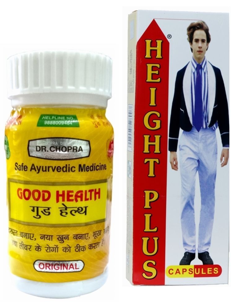     			Dr Chopra Ayurvedic good Health Capsule 50no.s & Surjichem Height Plus Capsules 60 no.s Unflavoured