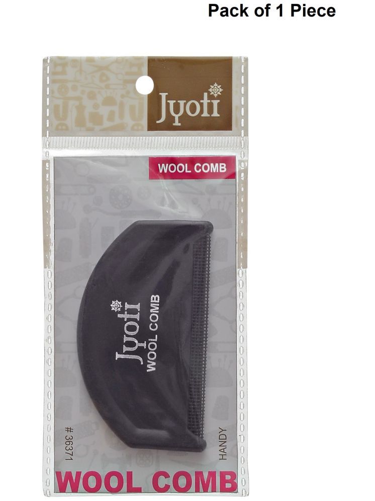     			Jyoti Black Wool Comb - Fabric Shaver & Cashmere Comb, Removes Pills, Fuzz, and Lint from Clothes, Lint Remover Tool for Woolen Clothes, Sweaters, Cashmere, and De-Pilling Knitwear - Pack of 1 Piece