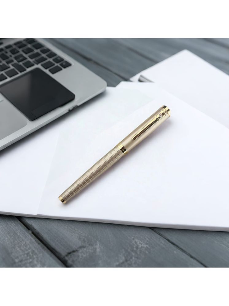     			Krink Gold Fine Line Fountain Pen ( Pack of 1 )