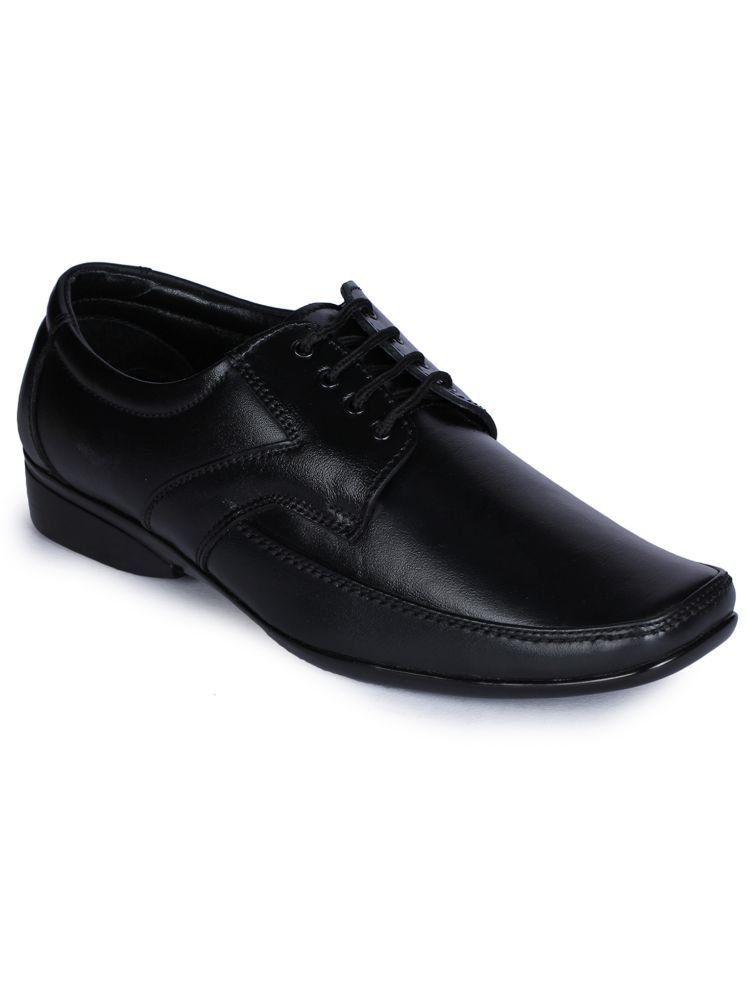     			Liberty Black Men's Derby Formal Shoes