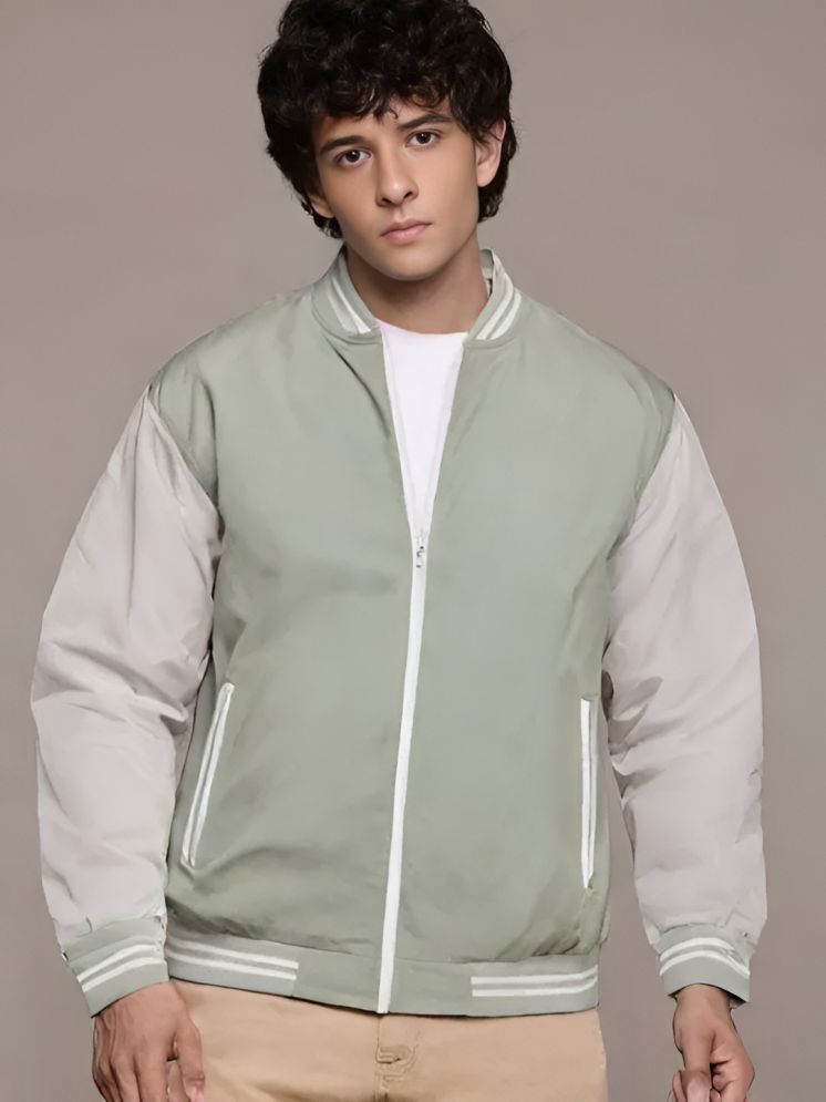     			PLUS PARADISE Polyester Men's Windcheater Jacket - Green ( Pack of 1 )