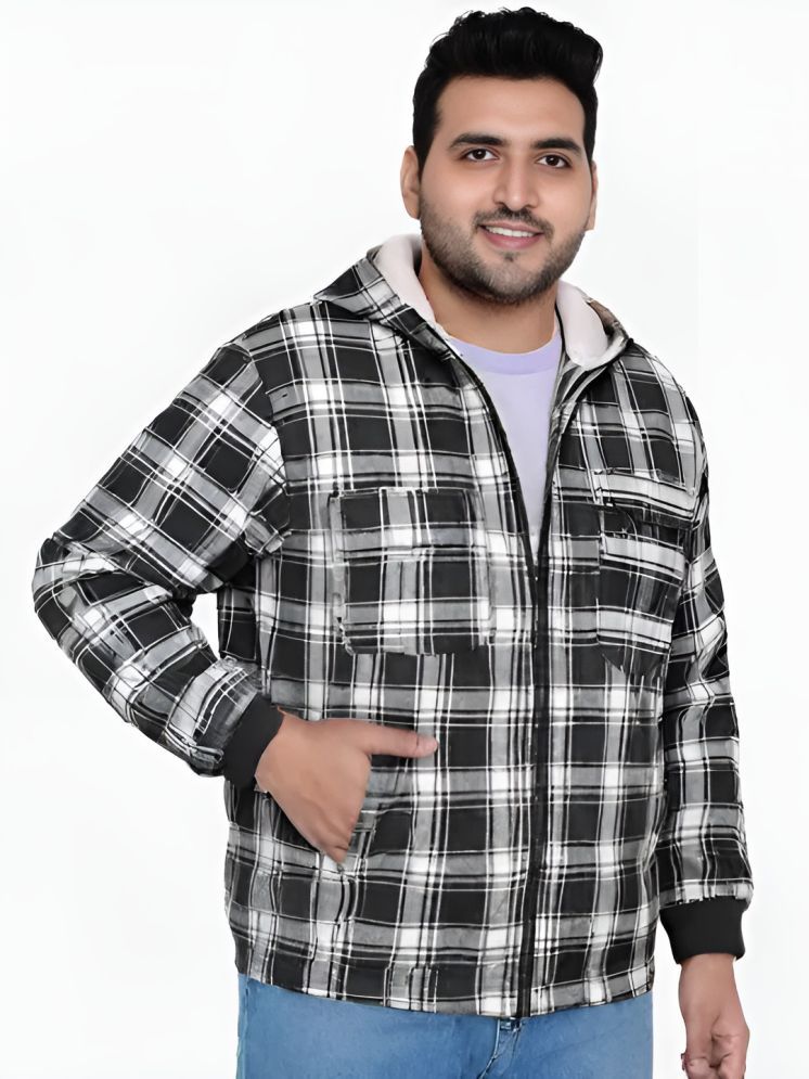     			curvy comfort Cotton Men's Casual Jacket - Black ( Pack of 1 )